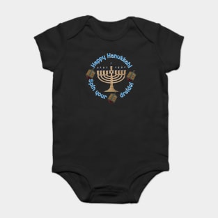 Happy Hanukkah! Baby Bodysuit